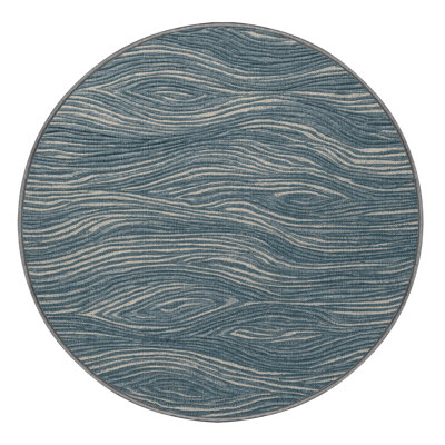  Washable Wave Texture Elite Coastal Area Rug