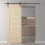 Porte de grange préfinie en bois manufacturé Avon-93071323-93071329