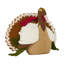 Hand-Felted Wool Turkey Figurine