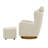 Sudbury Upholstered Swivel Armchair with Ottoman-614380612