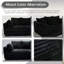 Canapé modulaire 7 places en velours côtelé l 102,4 po l 70,4 po Gus, incluant 3 repose-pieds-455005128