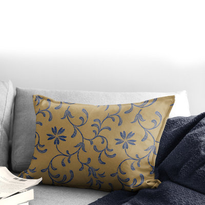 Kelda Cotton Blend Lumbar Rectangular Pillow Cover & Insert