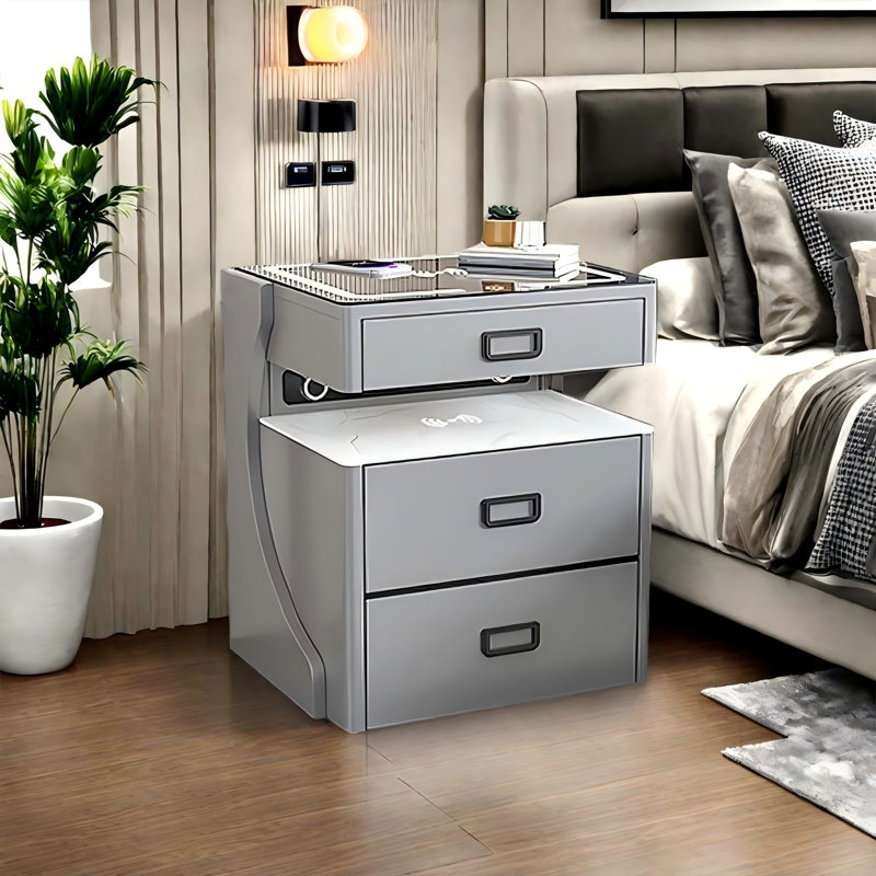 Multi-functional Smart Safe Nightstand