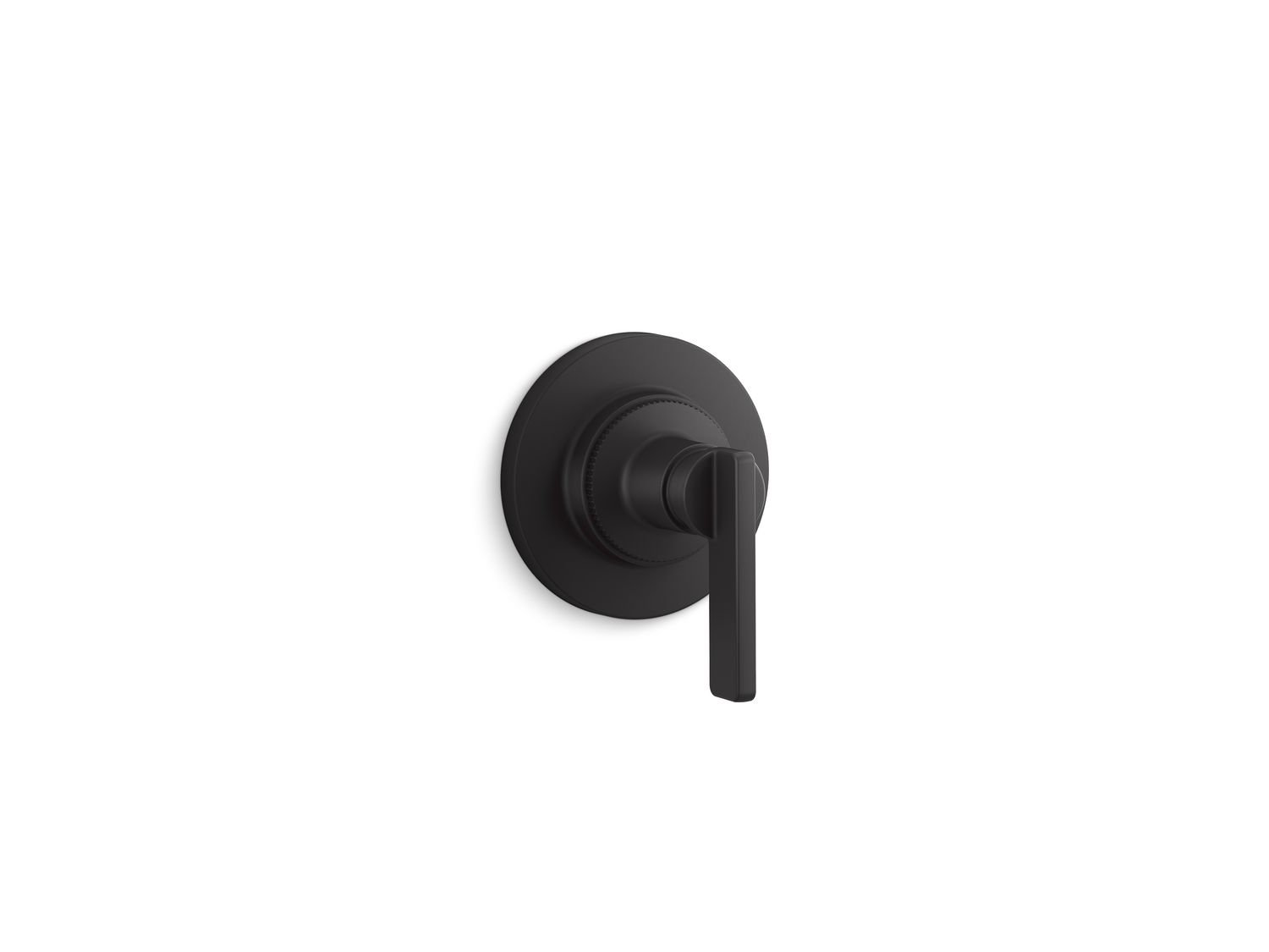 Castia Transfer Valve Trim with Lever Handle, Matte Black
