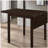 Cappuccino Dining Table with Drop Extension Leaf