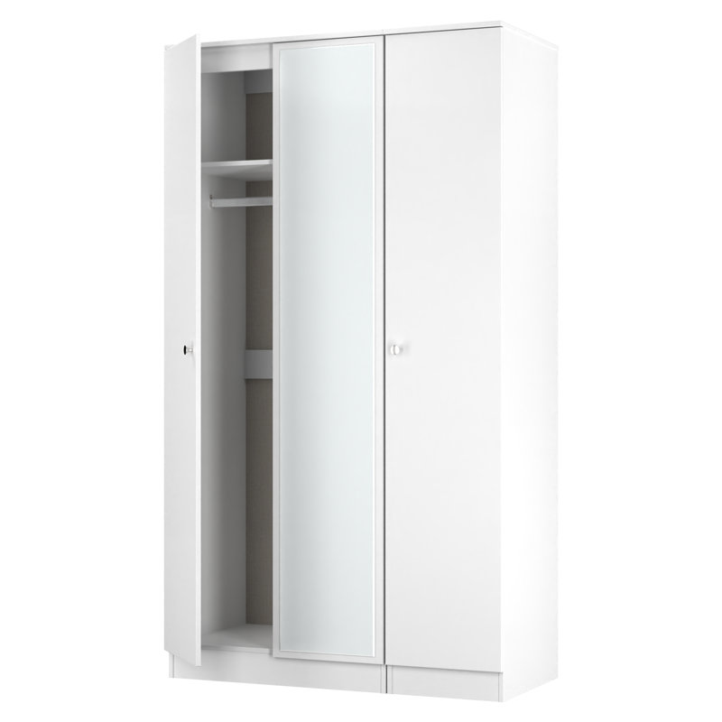 Borth Manufactured Wood Wardrobe, White Matt