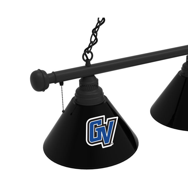 3 - Light Pool Table Lights Pendant, Black, Grand Valley State Lakers