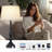 29” Modern Dimmable Bedside Table Lamps with Dual USB Ports & LED Bulbs-1090809944