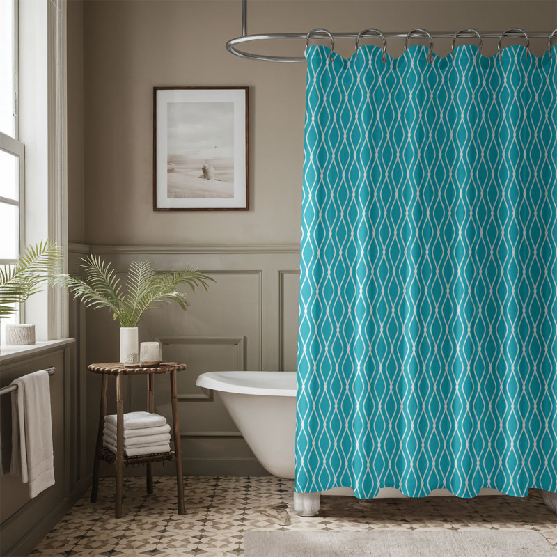 Rideau de douche Sky Geo - Premium, H 74 po x l 71 po