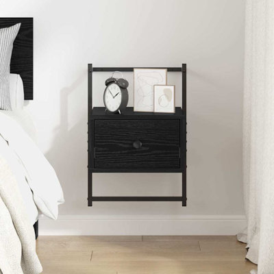 35cm W Manufactured Wood Bedside Table