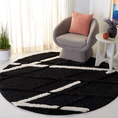 Hi-Lo Shag Performance Abstract Rug