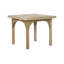 Serenique Outdoor Square Teak Side Table