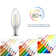 20 Watt Equivalent C35 E12/Candelabra Dimmable 2700K LED Bulb