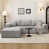 Beige White Chenille