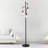 Adjustable Tree Floor Lamp With 3 Glass Shade Bulbs