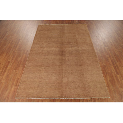 Tapis brun moderne Gabbeh 7 x 10