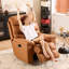 Fauteuil inclinable ergonomique multifonctionnel en similicuir-1663332955
