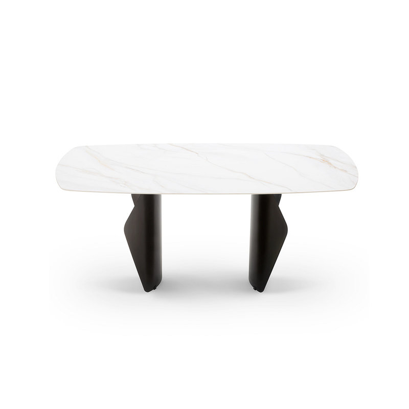 Stone Top Dining Table, 31.5" L x 55.1" W