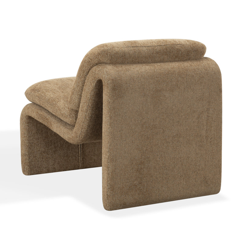 Sans accoudoirs de 26,4 po de largeur Piara, Light Brown