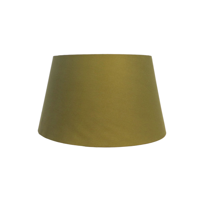 30cm H Linen Empire Lamp Shade ( Uno ) in Olive Green