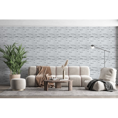 Panneau mural blanc 19,7 po x 19,7 po Falkirk Ross