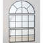 Grand miroir mural arqué 30 "x 45" avec trois sections séparées