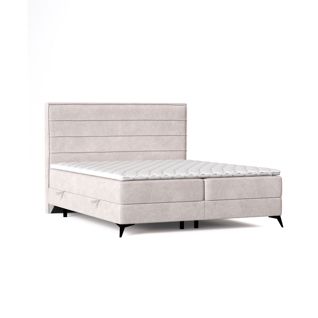 Boxspringbett mit Topper und Bettkasten Aquashicola