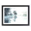 Trees Reflecting in a Lake at Winter in Abstract - Picture Frame Graphic Art Print-55765042-55765043