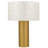 Leland 1-Light Brushed Gold Table Lamp