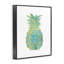 Art de giclée encadré blanc Glam & Green Pineapple par Amanda Greenwood-134523037-134523234
