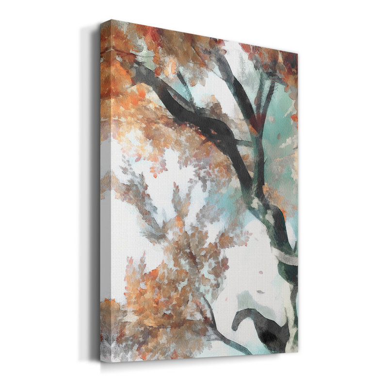 Autumn Tree Abstract Canvas Wall Art