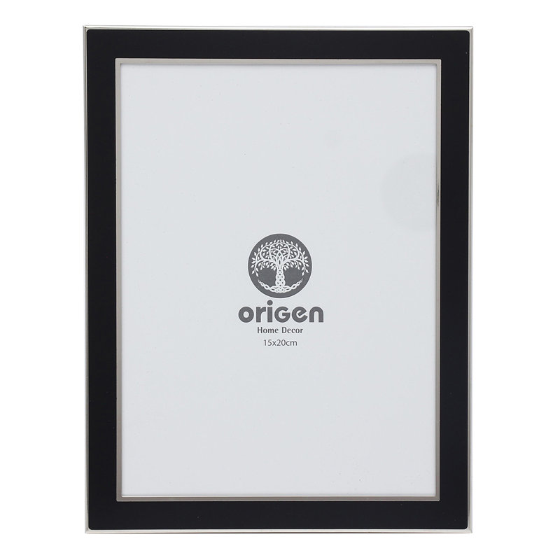 617-Marc-all Black Metal Picture Frame, 23cm H x 2cm W x 18cm D