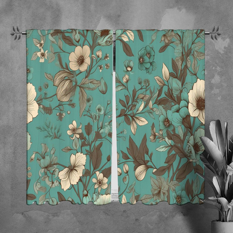 Kydon Room Darkening Curtain Pair, 20" W x 61" L