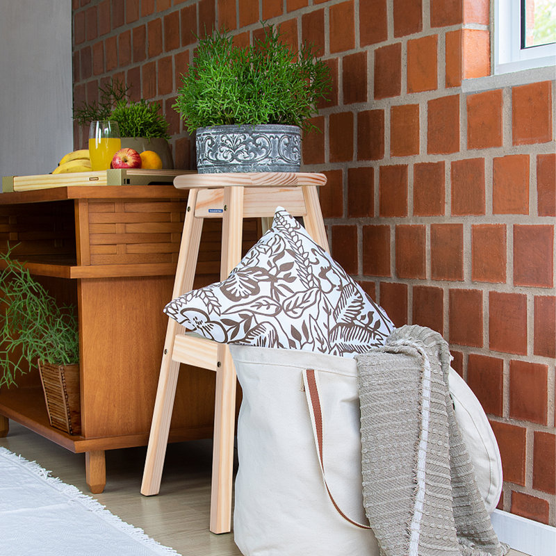 Solid Wood Counter Stool