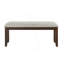Banc de chenille foncé 1pc