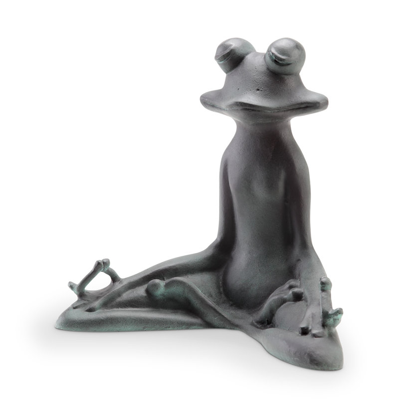 Frog Weather Resistant Aluminum Garden Statue