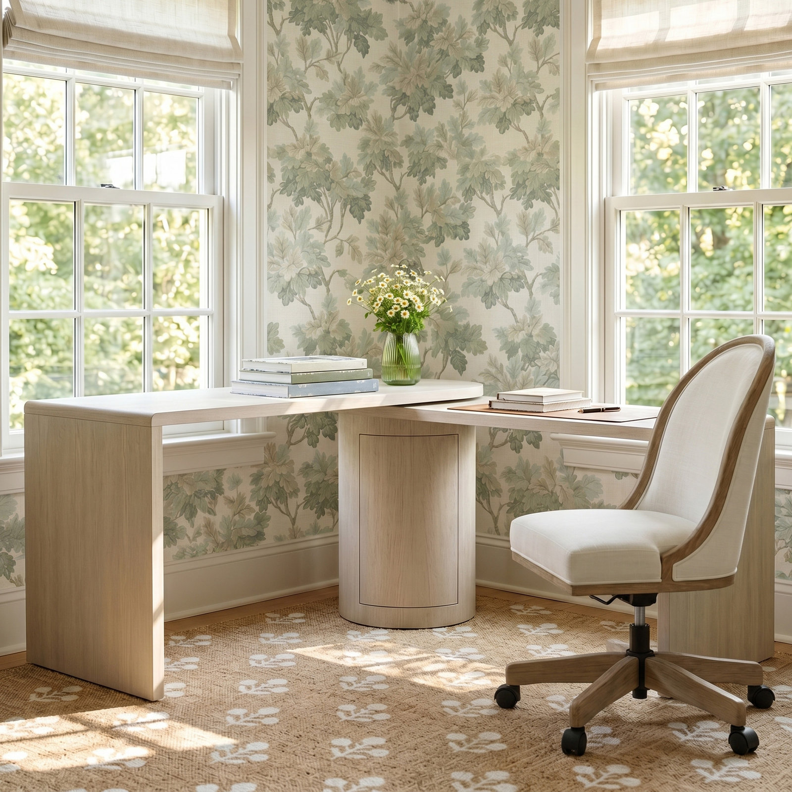 Shannen L-Shaped Swivel Desk