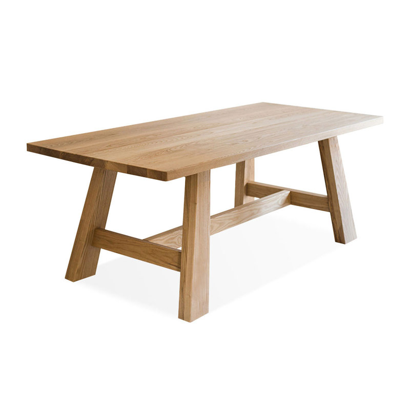 Table de salle à manger Burlywood, H 29,53 po x L 78,74 po x l 31,5 po