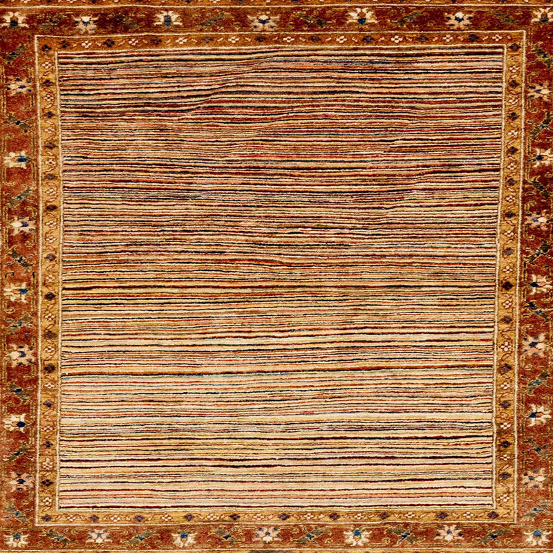 Abstract Indoor Rug, Square 4'
