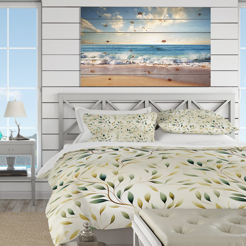 Arwyn Organic Zen - Ensemble de housse de couette botanique - Microfibre de polyester