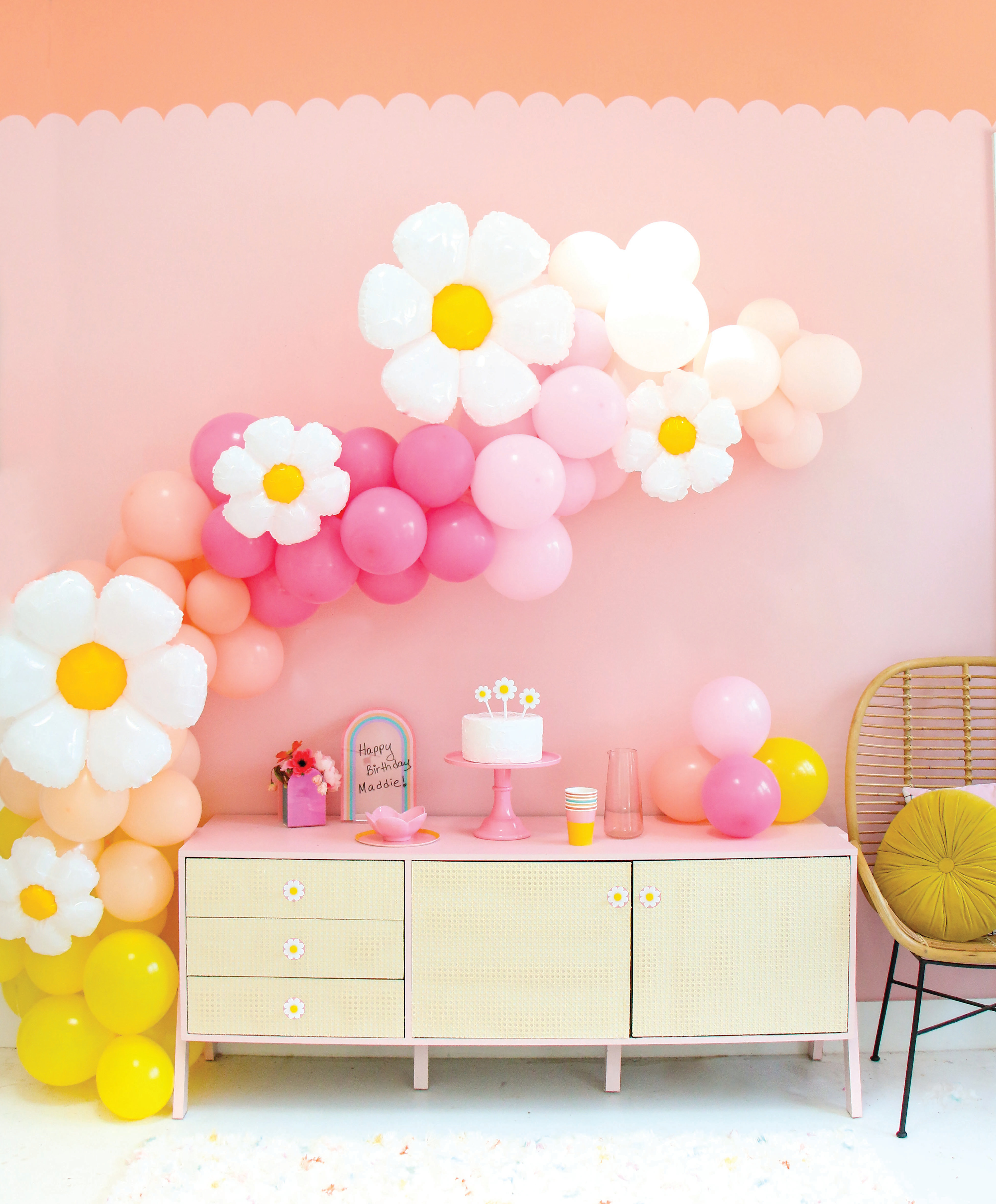 16″ Pastel Lavender Daisy Flower – Balloons 3/Pack – Balloon