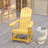 Baltazar Polyresin Wood Indoor/Outdoor Adirondack Rocking Chair-87316161