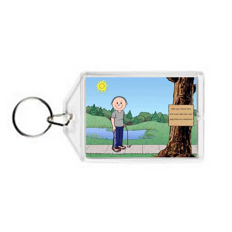 Porte-clés personnalisé en acrylique