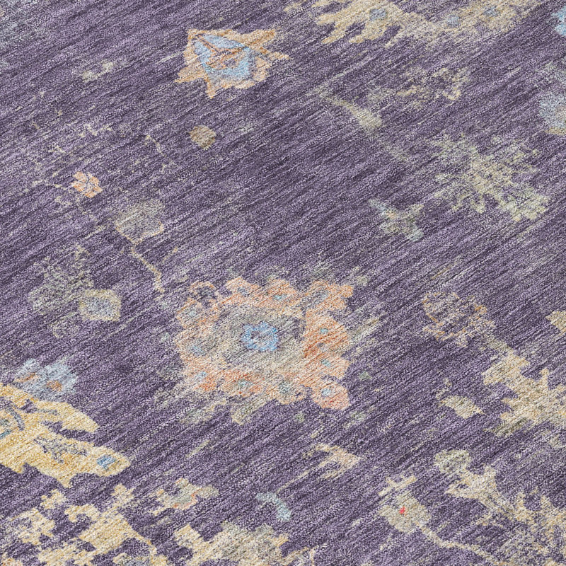 Machine Washable Indoor/Outdoor Matsuda ACN2302 Global Rug, Rectangle 8' x 10'