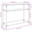 Console Table With Glass Top Steel-1319533439-1319533437