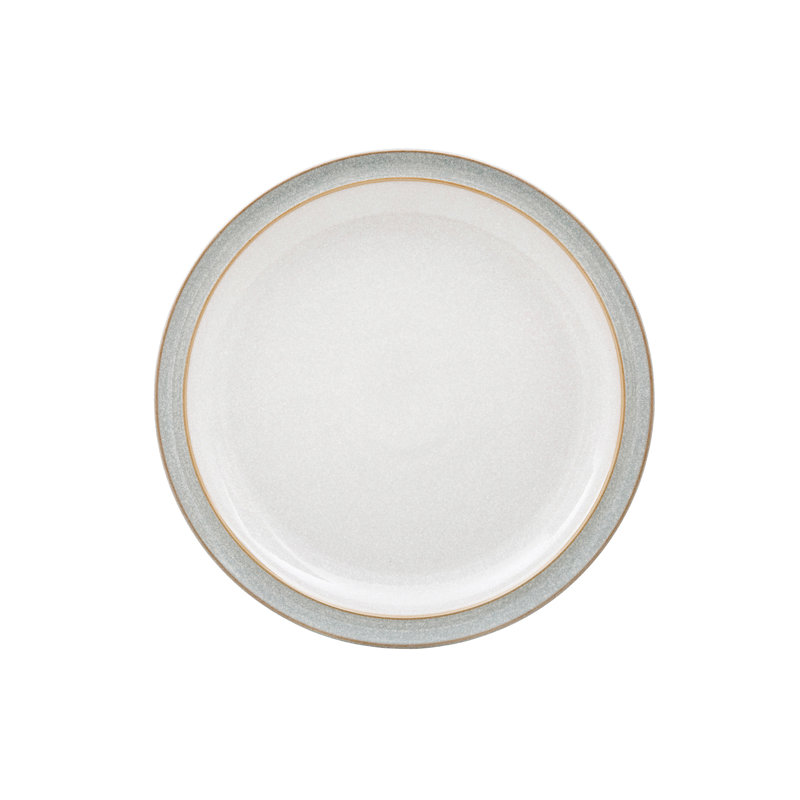 Denby Elements 12 Piece Dinnerware Set, Service for 4, Light Grey