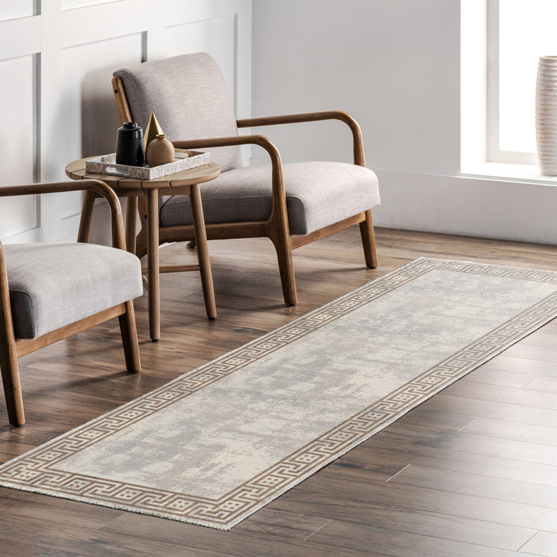 Tapis Zyir avec envers antidérapant, Rectangle 5 pi 3 po x 7 pi 7 po