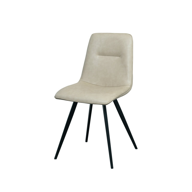 Quinnesec 50cm H Upholstered Side Chair, Cream