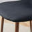Luxury Simple Chair - Set Of 4 BLACK Linen-Cotton Material High Resilience Dining Chair With Metal Walnut Color Leg.Integral Metal Leg Architecture,Suitable For Various Interior Decoration Styles.-390831390-390831386-382103111