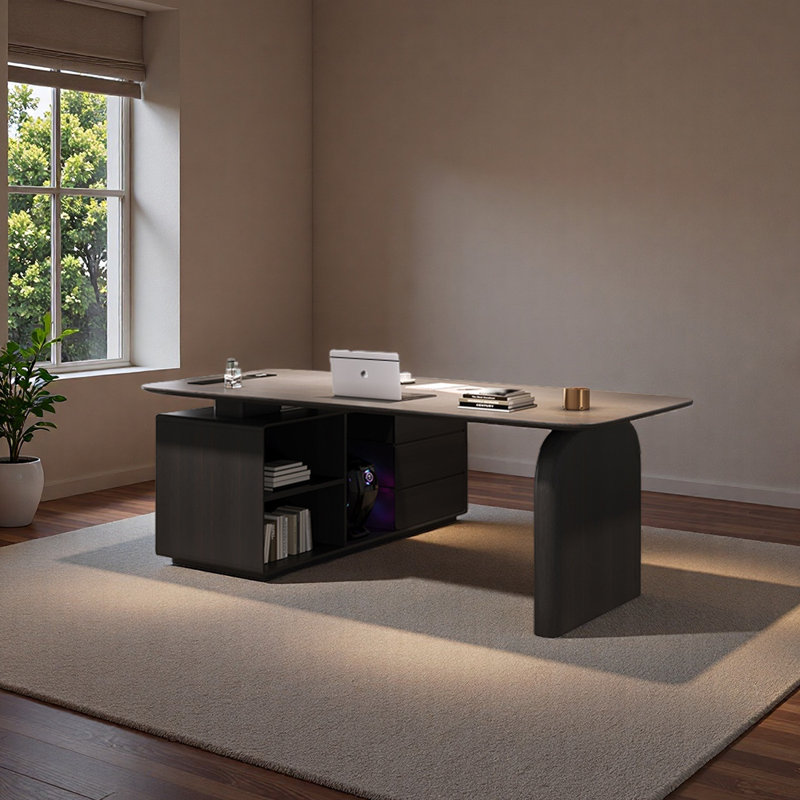 Bureau unique avec surface de travail spacieuse, H 29,53 po x l 70,87 po x P 47,24 po